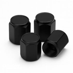 Black Aluminum Valve Stem Caps – Universal Tire Air Valve Covers, Dust-Proof & Corrosion-Resistant, 4-Pack Black Aluminum Valve Stem Caps – Universal Tire Air Valve Covers, Dust-Proof & Corrosion-Resistant, 4-Pack