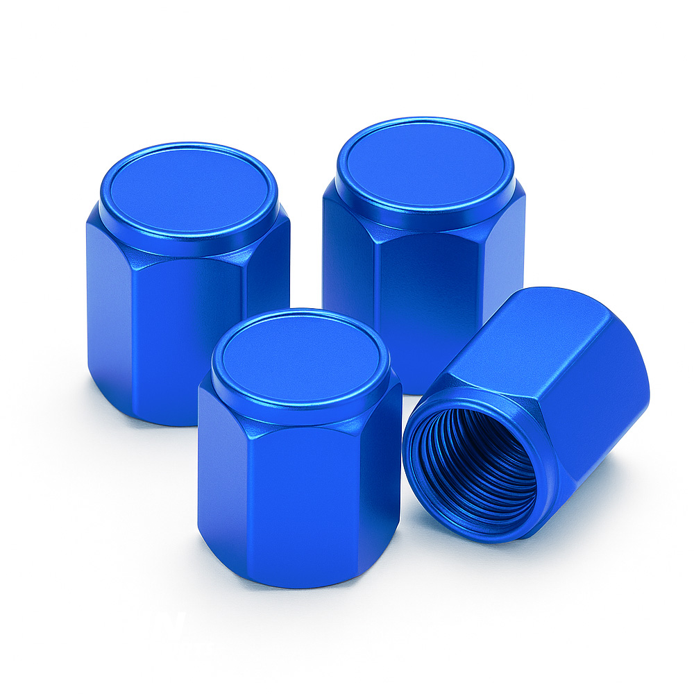 Blue Aluminum Valve Stem Caps – Universal Tire Air Valve Covers, Dust-Proof & Corrosion-Resistant, 4-Pack Blue Aluminum Valve Stem Caps – Universal Tire Air Valve Covers, Dust-Proof & Corrosion-Resistant, 4-Pack