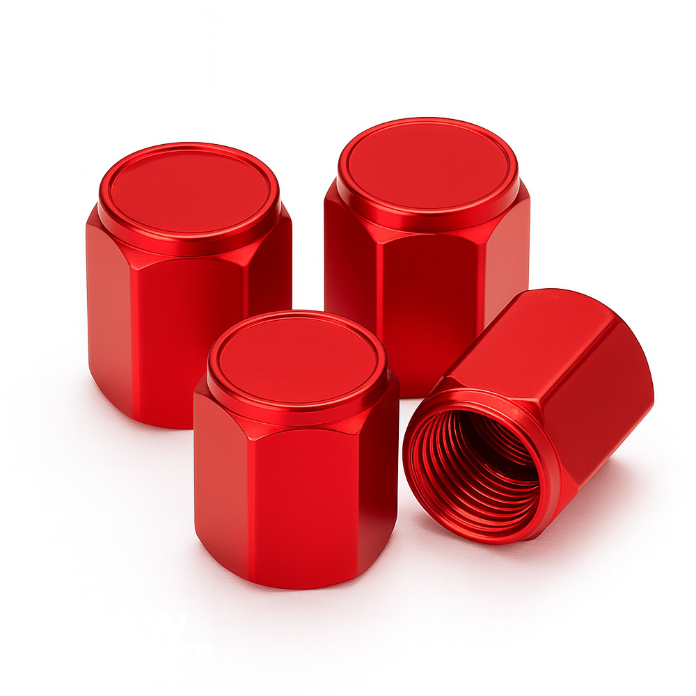 Red Aluminum Valve Stem Caps – Universal Tire Air Valve Covers, Dust-Proof & Corrosion-Resistant, 4-Pack Red Aluminum Valve Stem Caps – Universal Tire Air Valve Covers, Dust-Proof & Corrosion-Resistant, 4-Pack