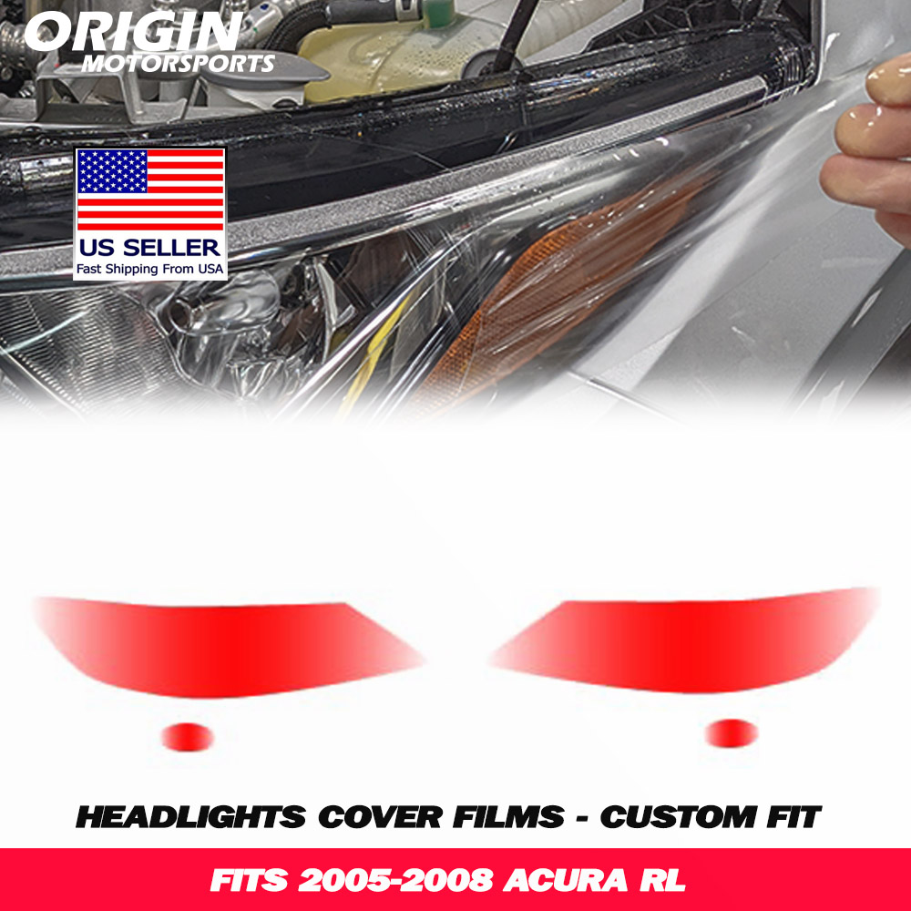 2005-2008 Acura RL Precut Headlight PPF Clear Paint Protection Film Kit 2005-2008 Acura RL Precut Headlight PPF Clear Paint Protection Film Kit