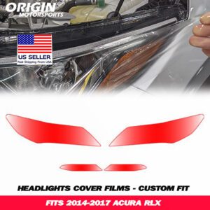 2014-2017 Acura RLX Precut Headlight PPF Clear Paint Protection Film Kit 2014-2017 Acura RLX Precut Headlight PPF Clear Paint Protection Film Kit