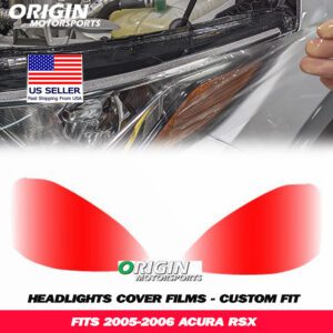 2005-2006 Acura RSX Precut Headlight PPF Clear Paint Protection Film Kit 2005-2006 Acura RSX Precut Headlight PPF Clear Paint Protection Film Kit