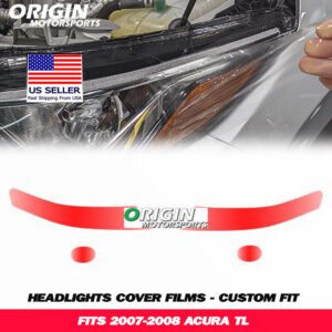 2007-2008 Acura TL Precut Headlight PPF Clear Paint Protection Film Kit 2007-2008 Acura TL Precut Headlight PPF Clear Paint Protection Film Kit