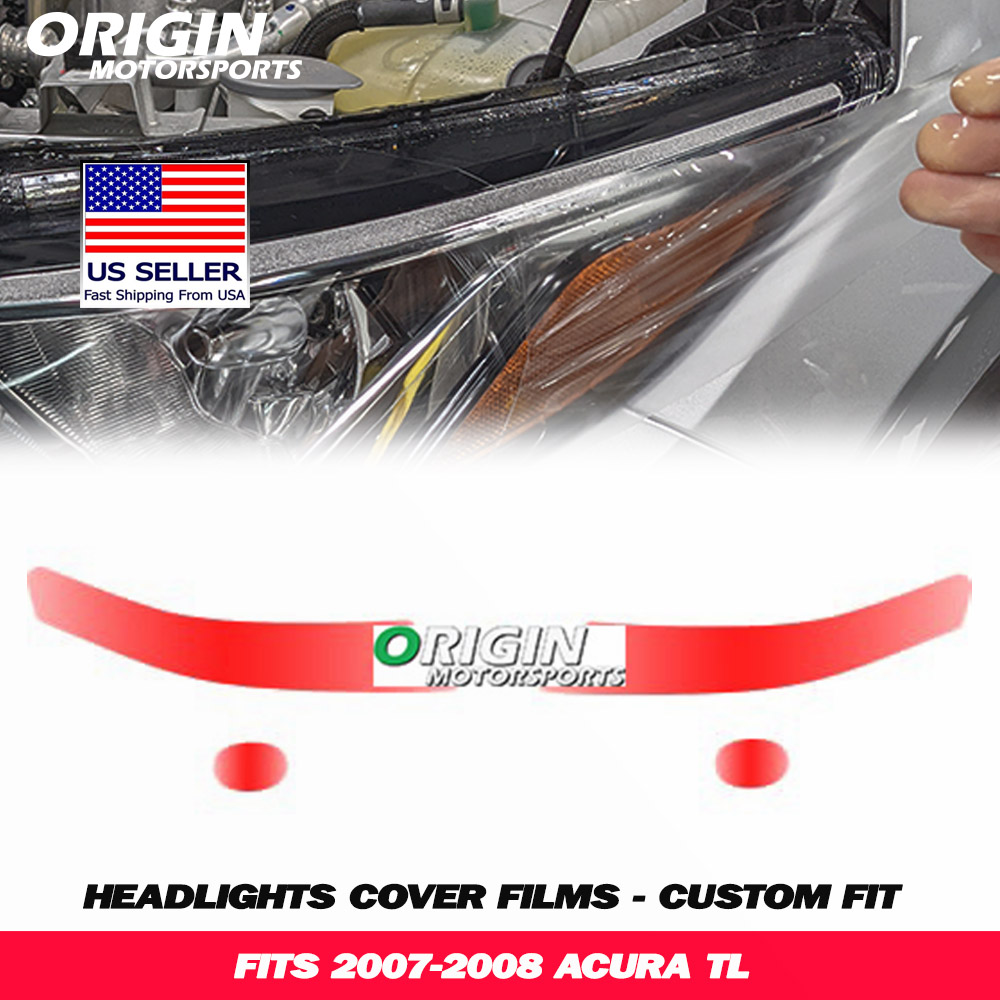2007-2008 Acura TL Precut Headlight PPF Clear Paint Protection Film Kit