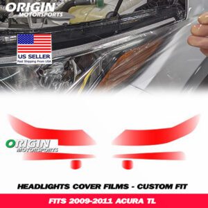 2009-2011 Acura TL Precut Headlight PPF Clear Paint Protection Film Kit 2009-2011 Acura TL Precut Headlight PPF Clear Paint Protection Film Kit