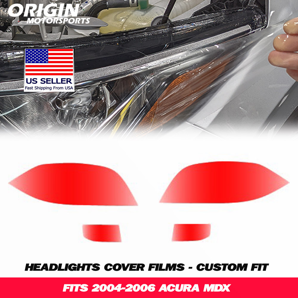 2004-2006 Acura MDX Precut Headlight PPF Clear Paint Protection Film Kit 2004-2006 Acura MDX Precut Headlight PPF Clear Paint Protection Film Kit