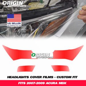 2007-2009 Acura MDX Precut Headlight PPF Clear Paint Protection Film Kit 2007-2009 Acura MDX Precut Headlight PPF Clear Paint Protection Film Kit
