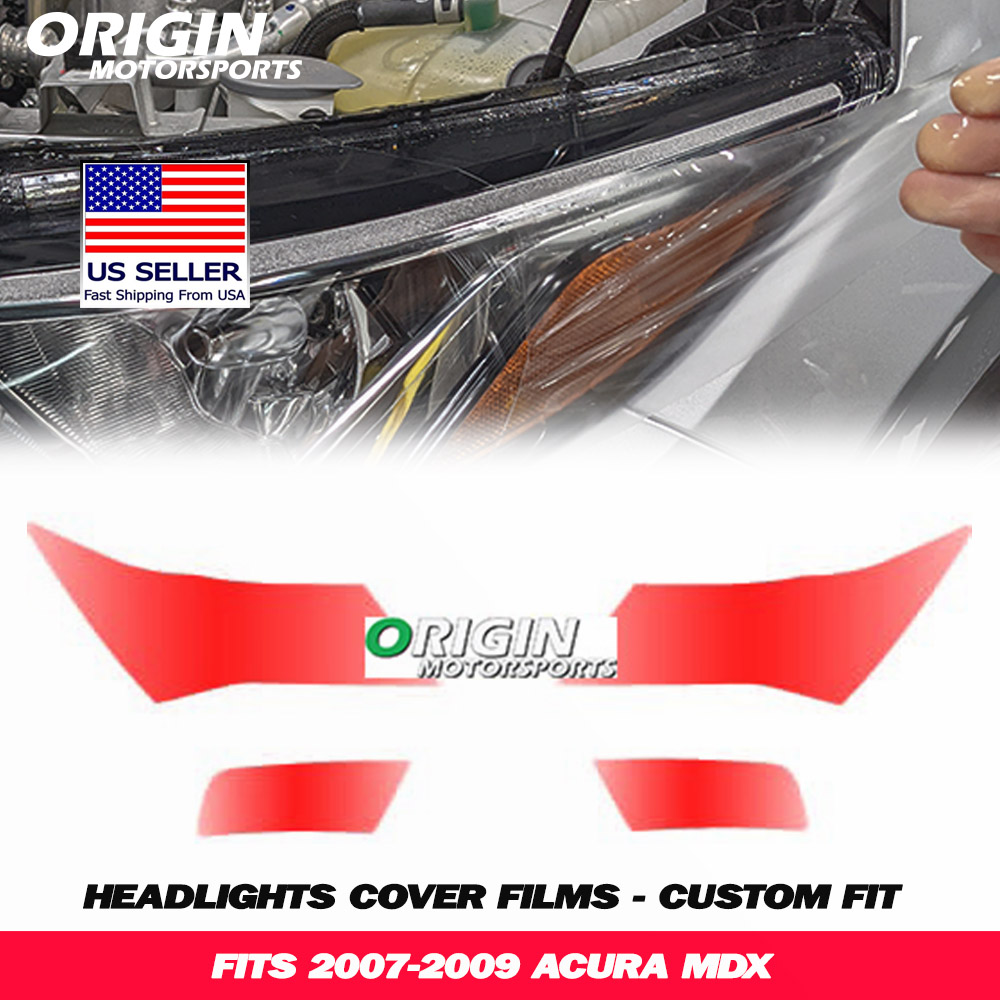 2007-2009 Acura MDX Precut Headlight PPF Clear Paint Protection Film Kit 2007-2009 Acura MDX Precut Headlight PPF Clear Paint Protection Film Kit