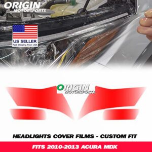 2010-2013 Acura MDX Precut Headlight PPF Clear Paint Protection Film Kit 2010-2013 Acura MDX Precut Headlight PPF Clear Paint Protection Film Kit