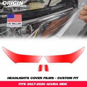 2017-2020 Acura MDX Precut Headlight PPF Clear Paint Protection Film Kit 2017-2020 Acura MDX Precut Headlight PPF Clear Paint Protection Film Kit