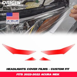 2022-2022 Acura MDX Precut Headlight PPF Clear Paint Protection Film Kit 2022-2022 Acura MDX Precut Headlight PPF Clear Paint Protection Film Kit