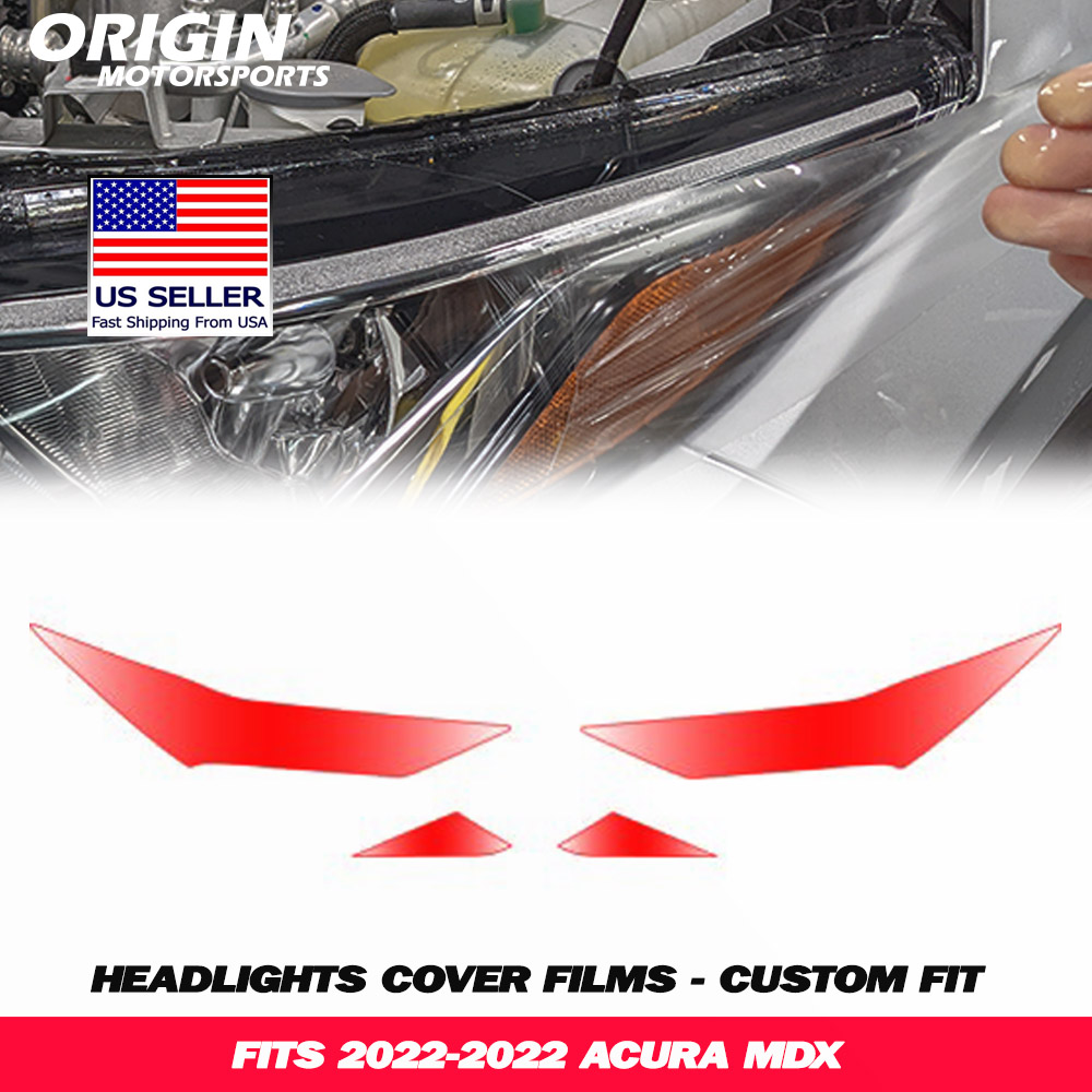 2022-2022 Acura MDX Precut Headlight PPF Clear Paint Protection Film Kit 2022-2022 Acura MDX Precut Headlight PPF Clear Paint Protection Film Kit