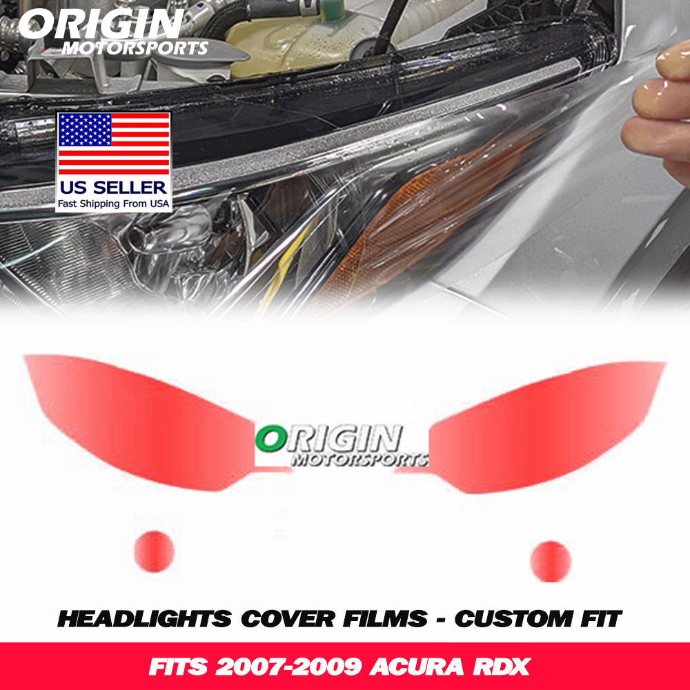 2007-2009 Acura RDX Precut Headlight PPF Clear Paint Protection Film Kit 2007-2009 Acura RDX Precut Headlight PPF Clear Paint Protection Film Kit