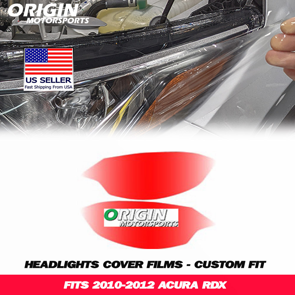 2010-2012 Acura RDX Precut Headlight PPF Clear Paint Protection Film Kit