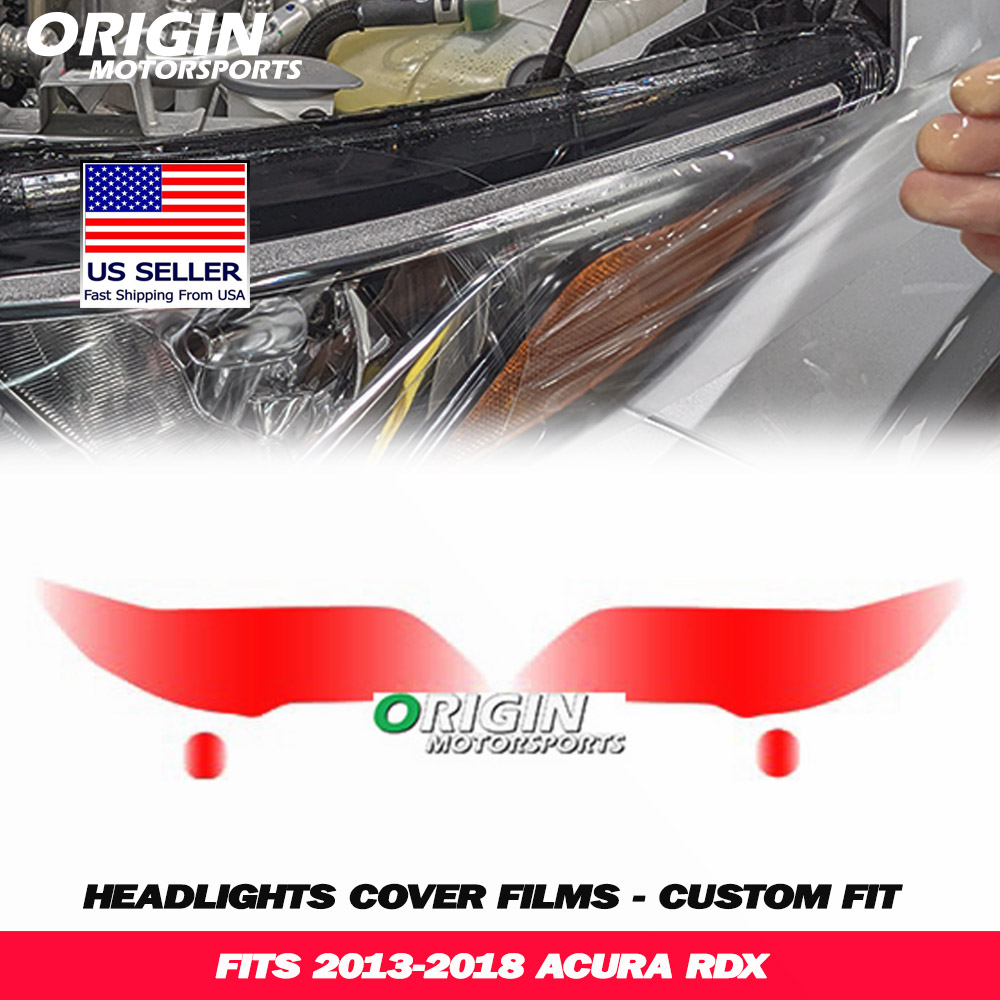 2013-2018 Acura RDX Precut Headlight PPF Clear Paint Protection Film Kit 2013-2018 Acura RDX Precut Headlight PPF Clear Paint Protection Film Kit