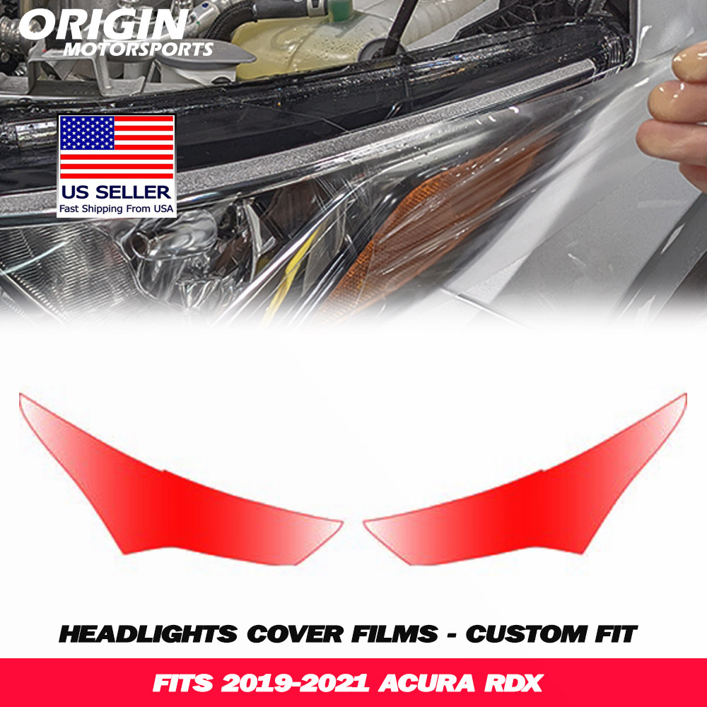 2019-2021 Acura RDX Precut Headlight PPF Clear Paint Protection Film Kit 2019-2021 Acura RDX Precut Headlight PPF Clear Paint Protection Film Kit