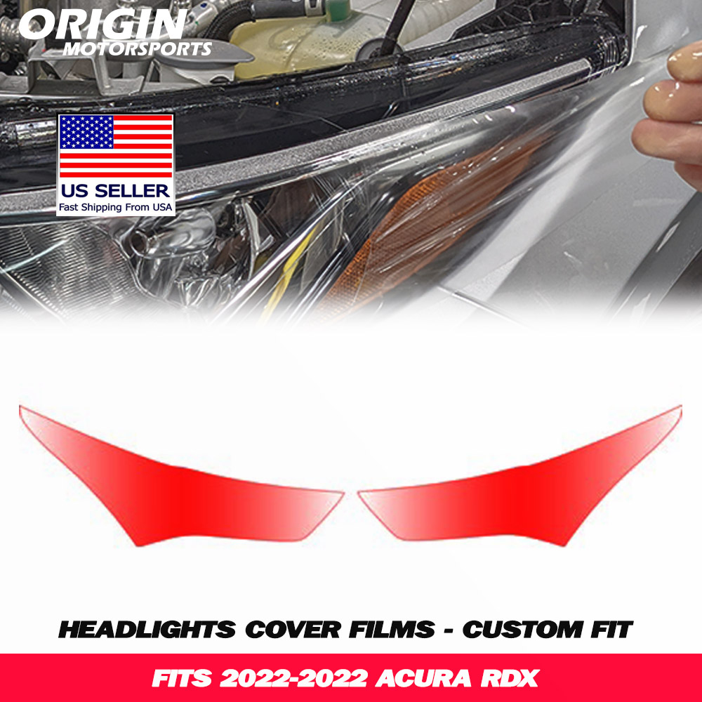2022-2022 Acura RDX Precut Headlight PPF Clear Paint Protection Film Kit 2022-2022 Acura RDX Precut Headlight PPF Clear Paint Protection Film Kit