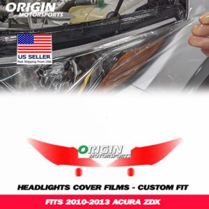 2010-2013 Acura ZDX Precut Headlight PPF Clear Paint Protection Film Kit 2010-2013 Acura ZDX Precut Headlight PPF Clear Paint Protection Film Kit