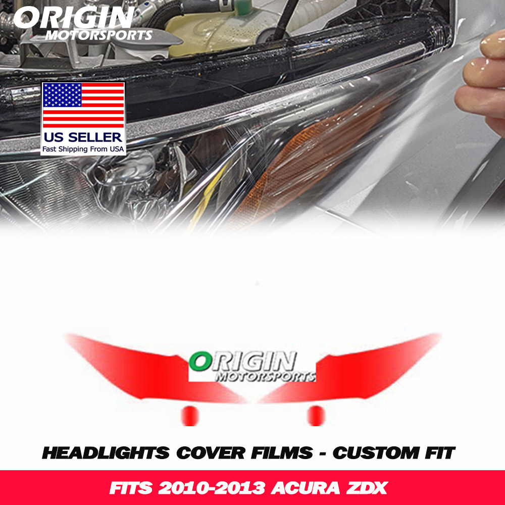 2010-2013 Acura ZDX Precut Headlight PPF Clear Paint Protection Film Kit 2010-2013 Acura ZDX Precut Headlight PPF Clear Paint Protection Film Kit