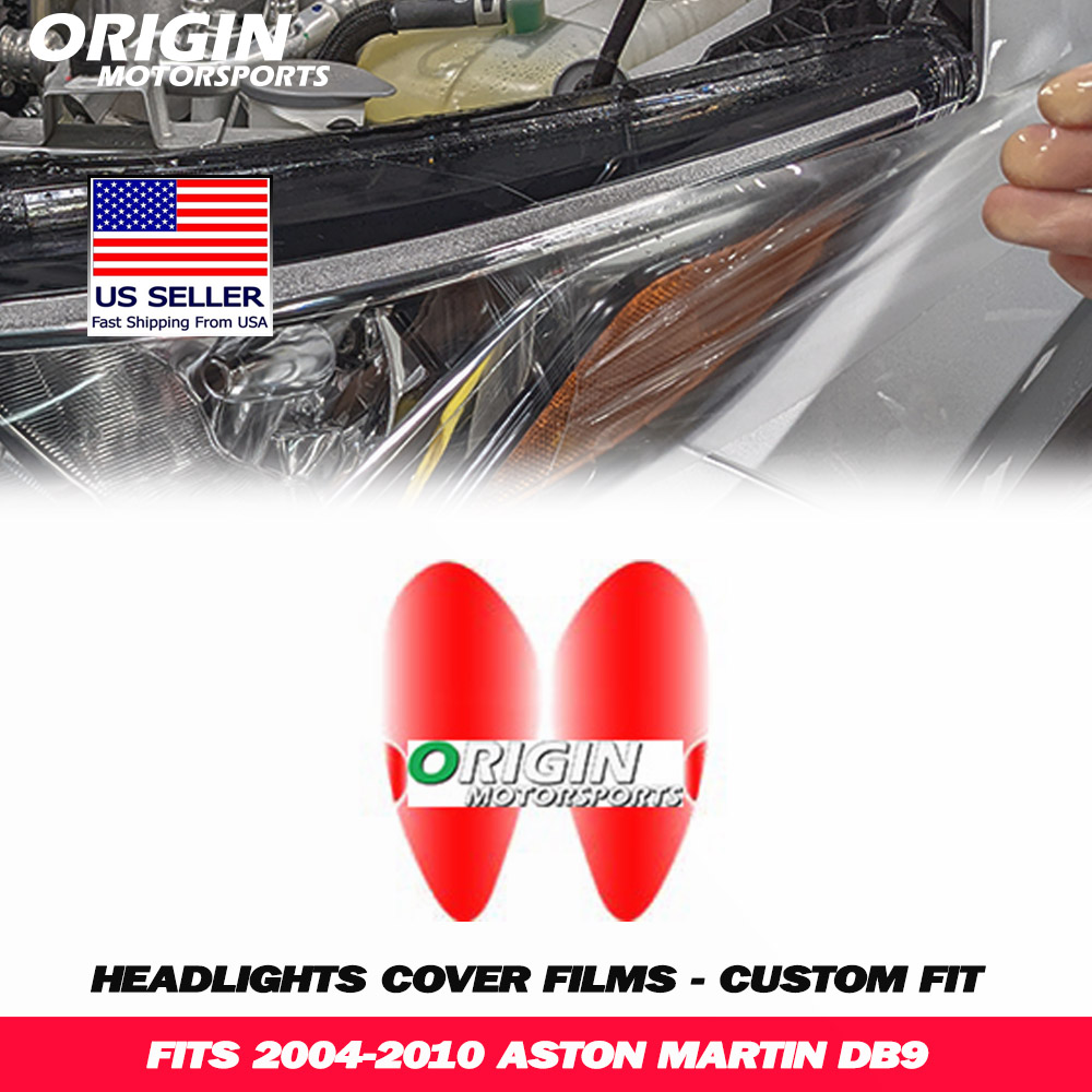 2004-2010 Aston Martin DB9 Precut Headlight PPF Clear Paint Protection Film Kit 2004-2010 Aston Martin DB9 Precut Headlight PPF Clear Paint Protection Film Kit