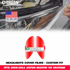 2005-2011 Aston Martin V8 VANTAGE Precut Headlight PPF Clear Paint Protection Film Kit 2005-2011 Aston Martin V8 VANTAGE Precut Headlight PPF Clear Paint Protection Film Kit