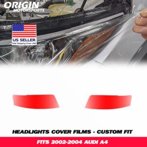 2002-2004 Audi A4 Precut Headlight PPF Clear Paint Protection Film Kit 2002-2004 Audi A4 Precut Headlight PPF Clear Paint Protection Film Kit
