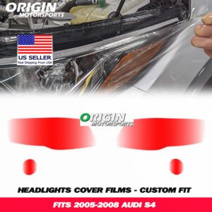 2005-2008 Audi S4 Precut Headlight PPF Clear Paint Protection Film Kit