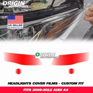 2009-2012 Audi A4 Precut Headlight PPF Clear Paint Protection Film Kit 2009-2012 Audi A4 Precut Headlight PPF Clear Paint Protection Film Kit