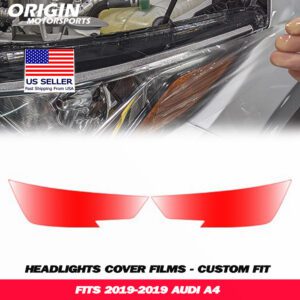 2019-2019 Audi A4 Precut Headlight PPF Clear Paint Protection Film Kit