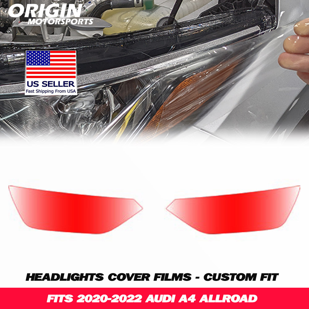 2020-2022 Audi A4 ALLROAD Precut Headlight PPF Clear Paint Protection Film Kit