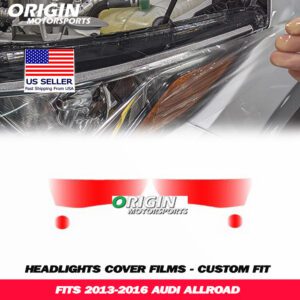 2013-2016 Audi ALLROAD Precut Headlight PPF Clear Paint Protection Film Kit 2013-2016 Audi ALLROAD Precut Headlight PPF Clear Paint Protection Film Kit