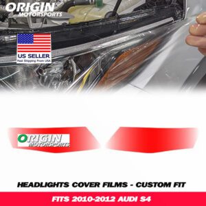 2010-2012 Audi S4 Precut Headlight PPF Clear Paint Protection Film Kit 2010-2012 Audi S4 Precut Headlight PPF Clear Paint Protection Film Kit