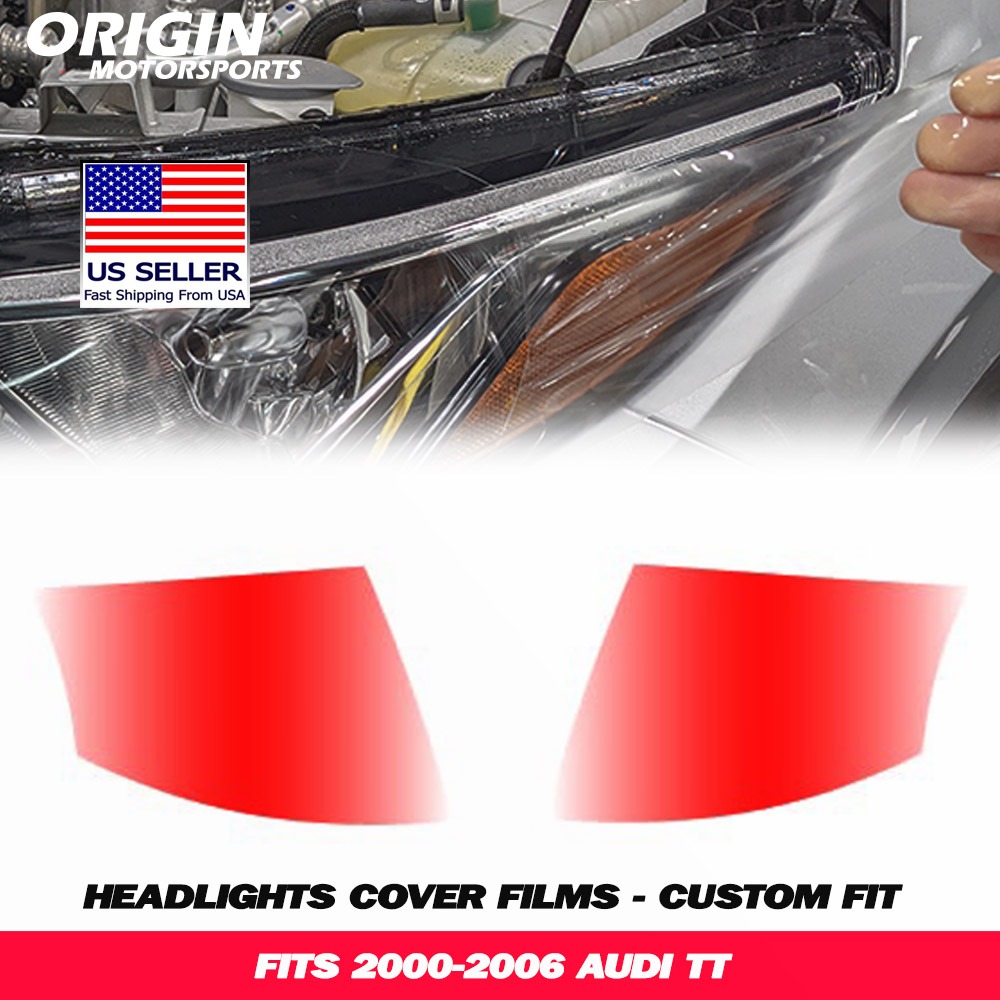 2000-2006 Audi TT Precut Headlight PPF Clear Paint Protection Film Kit 2000-2006 Audi TT Precut Headlight PPF Clear Paint Protection Film Kit