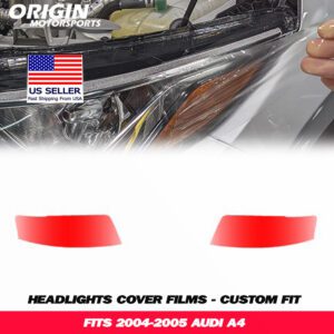 2004-2005 Audi A4 Precut Headlight PPF Clear Paint Protection Film Kit 2004-2005 Audi A4 Precut Headlight PPF Clear Paint Protection Film Kit