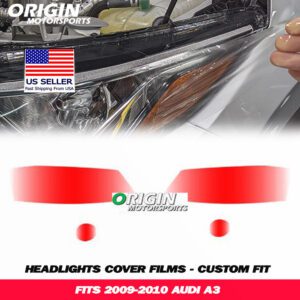 2009-2010 Audi A3 Precut Headlight PPF Clear Paint Protection Film Kit 2009-2010 Audi A3 Precut Headlight PPF Clear Paint Protection Film Kit