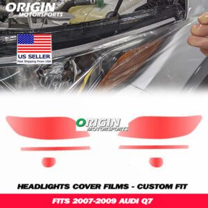 2007-2009 Audi Q7 Precut Headlight PPF Clear Paint Protection Film Kit 2007-2009 Audi Q7 Precut Headlight PPF Clear Paint Protection Film Kit