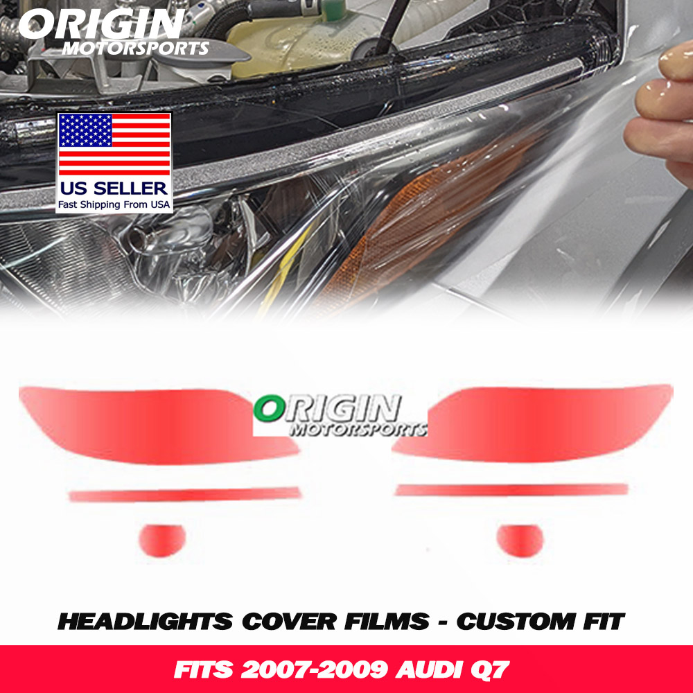 2007-2009 Audi Q7 Precut Headlight PPF Clear Paint Protection Film Kit 2007-2009 Audi Q7 Precut Headlight PPF Clear Paint Protection Film Kit