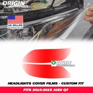 2010-2015 Audi Q7 Precut Headlight PPF Clear Paint Protection Film Kit