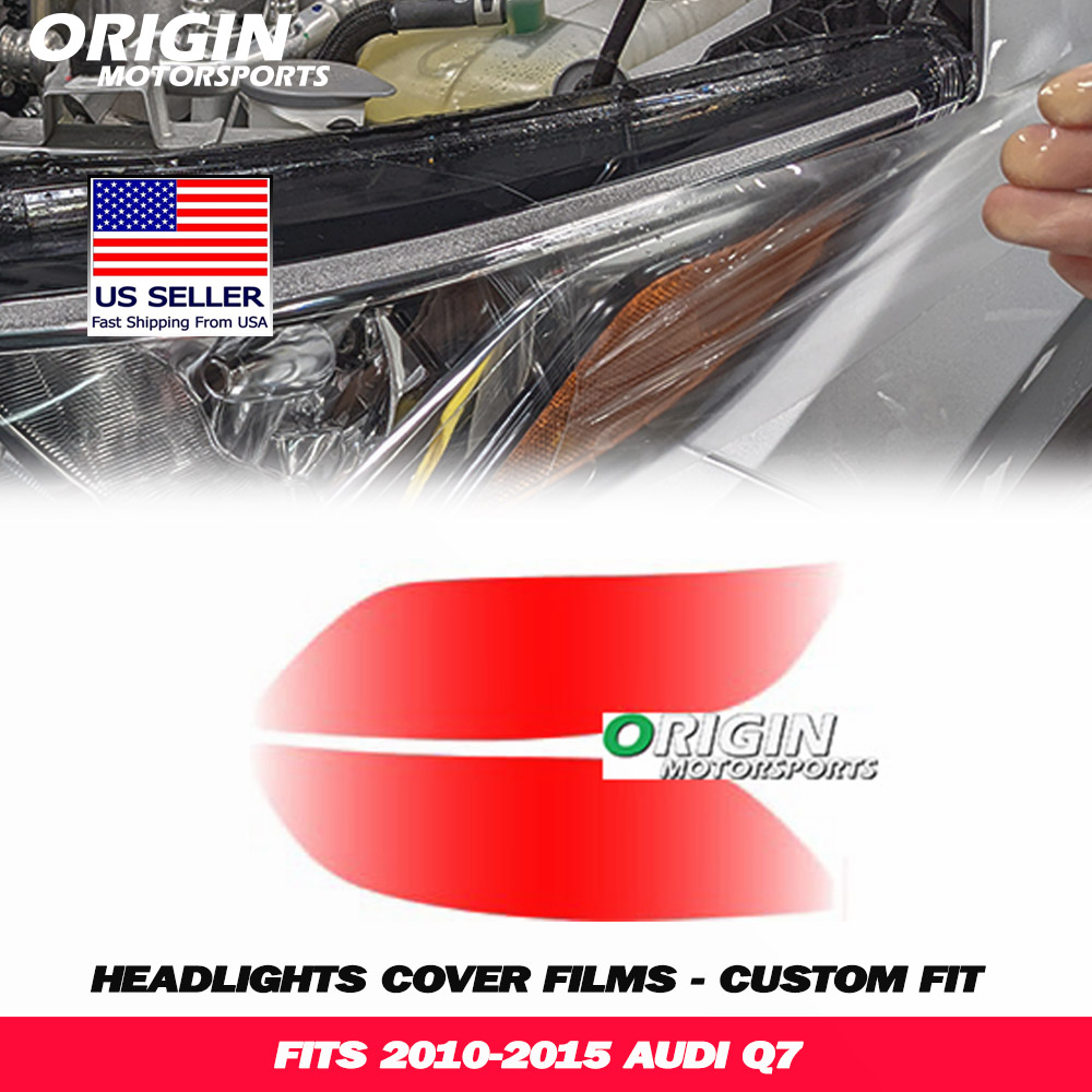 2010-2015 Audi Q7 Precut Headlight PPF Clear Paint Protection Film Kit 2010-2015 Audi Q7 Precut Headlight PPF Clear Paint Protection Film Kit