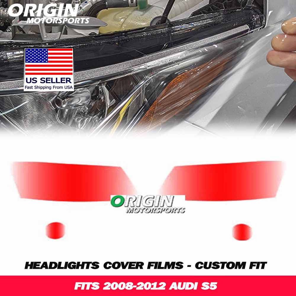 2008-2012 Audi S5 Precut Headlight PPF Clear Paint Protection Film Kit