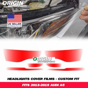 2013-2015 Audi A5 Precut Headlight PPF Clear Paint Protection Film Kit 2013-2015 Audi A5 Precut Headlight PPF Clear Paint Protection Film Kit