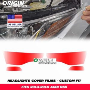 2013-2015 Audi RS5 Precut Headlight PPF Clear Paint Protection Film Kit 2013-2015 Audi RS5 Precut Headlight PPF Clear Paint Protection Film Kit