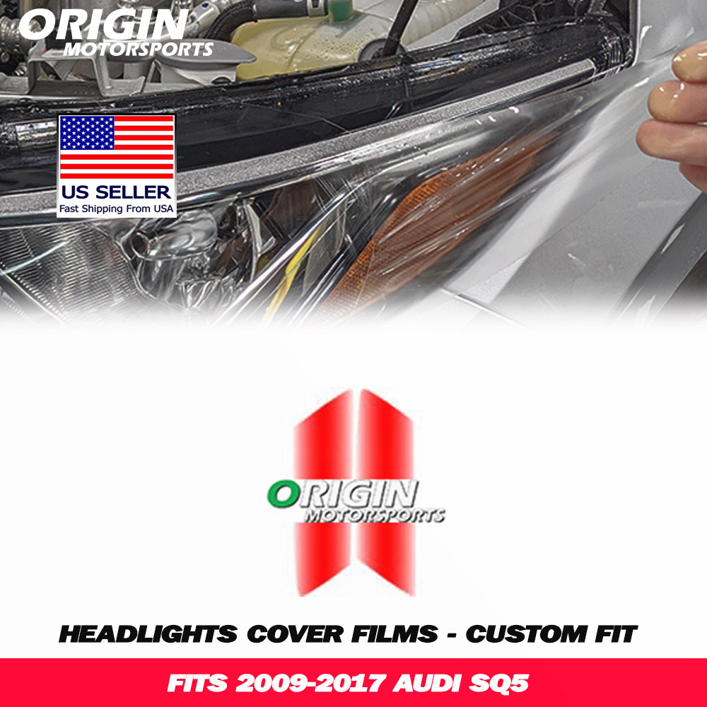 2009-2017 Audi SQ5 Precut Headlight PPF Clear Paint Protection Film Kit 2009-2017 Audi SQ5 Precut Headlight PPF Clear Paint Protection Film Kit
