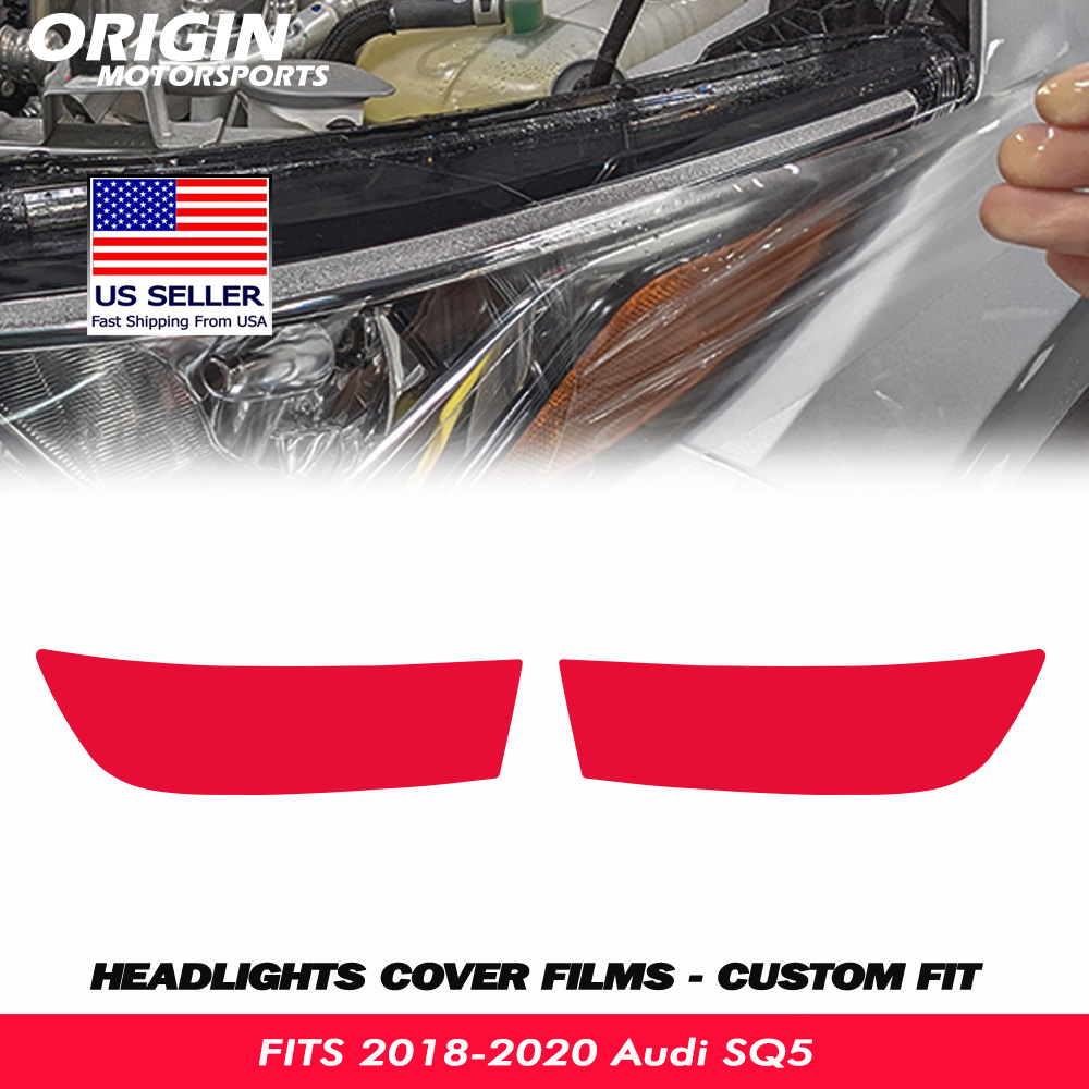 2018-2020 Audi SQ5 Precut Headlight PPF Clear Paint Protection Film Kit 2018-2020 Audi SQ5 Precut Headlight PPF Clear Paint Protection Film Kit