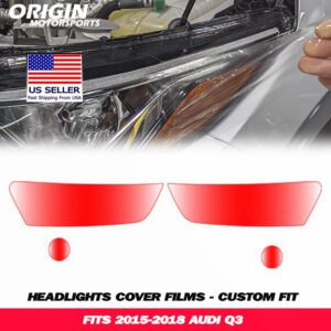 2015-2018 Audi Q3 Precut Headlight PPF Clear Paint Protection Film Kit 2015-2018 Audi Q3 Precut Headlight PPF Clear Paint Protection Film Kit
