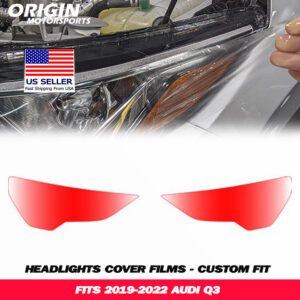 2019-2022 Audi Q3 Precut Headlight PPF Clear Paint Protection Film Kit 2019-2022 Audi Q3 Precut Headlight PPF Clear Paint Protection Film Kit