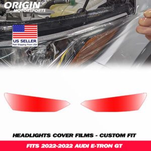 2022-2022 Audi E-TRON GT Precut Headlight PPF Clear Paint Protection Film Kit 2022-2022 Audi E-TRON GT Precut Headlight PPF Clear Paint Protection Film Kit