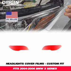 2004-2006 Bmw 3 SERIES Precut Headlight PPF Clear Paint Protection Film Kit 2004-2006 Bmw 3 SERIES Precut Headlight PPF Clear Paint Protection Film Kit