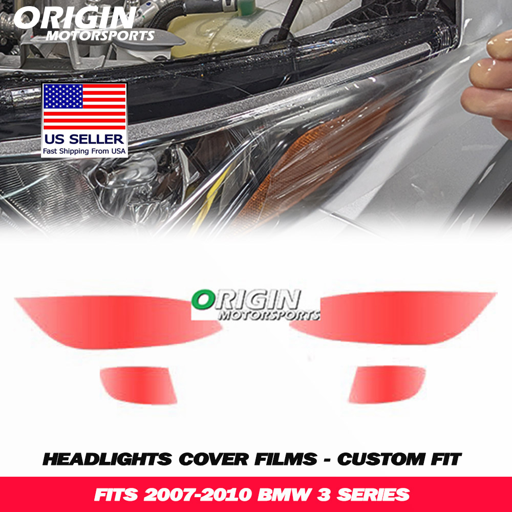 2007-2010 Bmw 3 SERIES Precut Headlight PPF Clear Paint Protection Film Kit