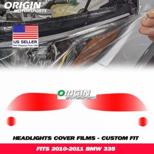 2010-2011 Bmw 335 Precut Headlight PPF Clear Paint Protection Film Kit 2010-2011 Bmw 335 Precut Headlight PPF Clear Paint Protection Film Kit